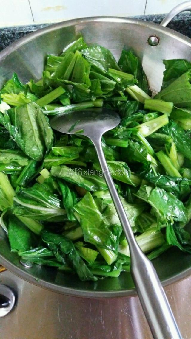 春菜下锅炒