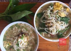 鸡蛋空心菜面条的做法图解7