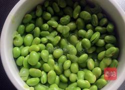 毛豆炒茭白的做法图解1
