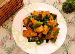 葱爆豆腐