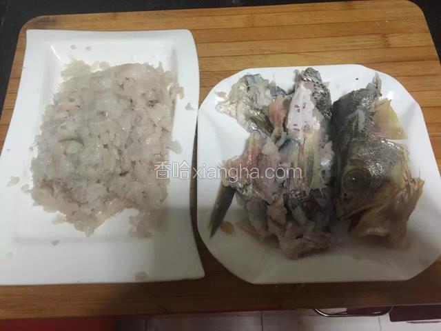 一条鲈鱼取肉