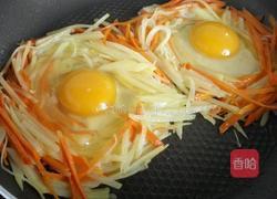 鸟巢鸡蛋的做法图解5