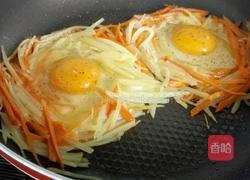 鸟巢鸡蛋的做法图解6