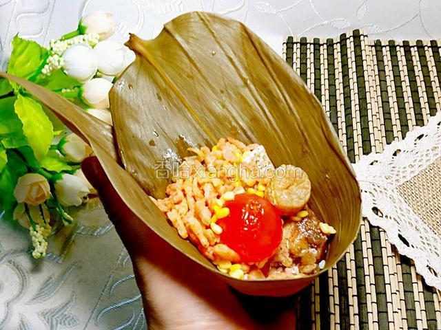 放入所需的饀料