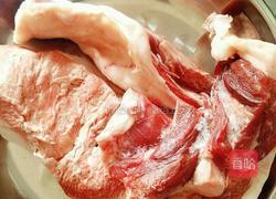 白萝卜炖羊肉的做法图解1