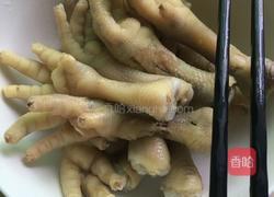五彩焖鸡爪的做法图解4