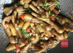 Illustration of the recipe of colorful braised chicken feet 6