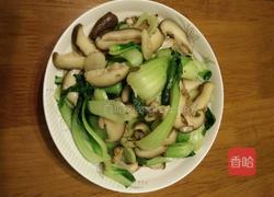 香菇小白菜的做法图解7