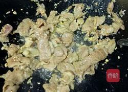 茭白炒肉片的做法图解4