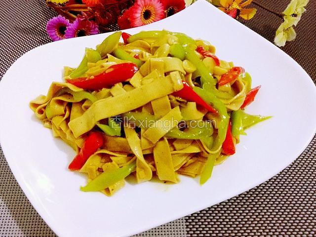 尖椒干豆腐