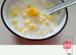 椰汁芒果西米露的做法图解8