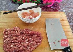 豆腐泡酿虾肉的做法图解2