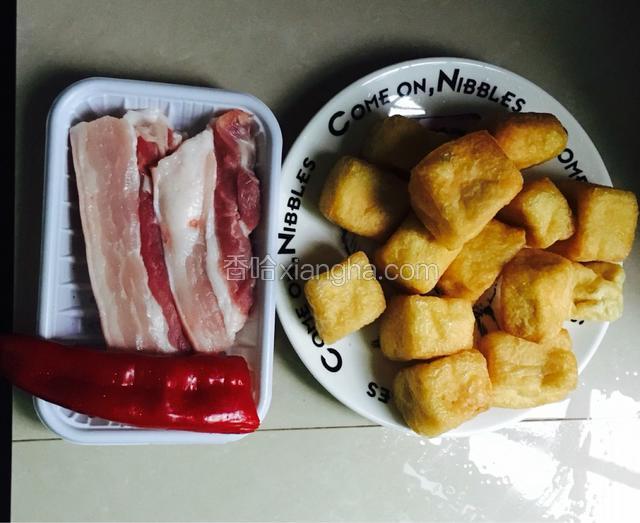 准备好食材