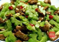 苦瓜炒肉的做法图解8