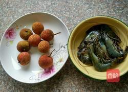 荔枝虾球的做法图解1