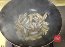 炒蛏子的做法图解4