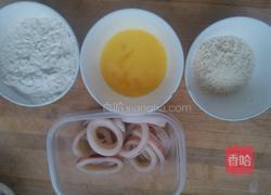 香炸鱿鱼圈的做法图解3