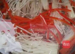 金针菇翡翠卷的做法图解8