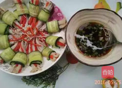 金针菇翡翠卷的做法图解17