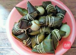 香菇花生肉粽(龙舟粽)的做法图解21