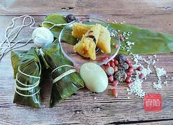 香菇花生肉粽(龙舟粽)的做法图解25