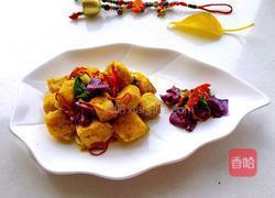 炒玉米面馒头块的做法图解6