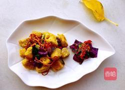 炒玉米面馒头块的做法图解5