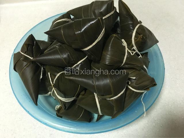 全部包好并修剪好，