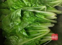 蒜香肉末淋小白菜的做法图解4