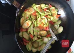 柿子鸡蛋丝瓜捞面的做法图解4