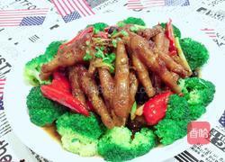 西兰花红烧鸡爪的做法图解10