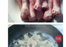 西兰花红烧鸡爪的做法图解1