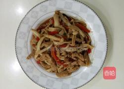 海鲜菇炒肉的做法图解7