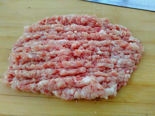猪肉自己剁肉馅