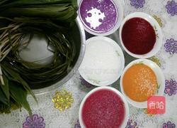  五彩缤纷的粽子的做法图解3