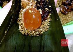 蛋黄肉粽之枕头粽的做法图解4