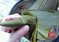 绿豆花生蜜枣粽(三角粽)的做法图解13