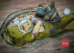 绿豆花生蜜枣粽(三角粽)的做法图解22