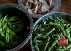 豆角炒肉的做法图解3