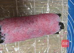 樱花粉寿司卷的做法图解7