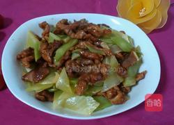 肉片莴笋的做法图解10