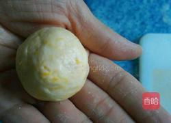南瓜紫薯陷小麻球的做法图解6