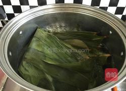 蜜枣红豆粽子的做法图解2