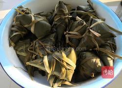 蜜枣红豆粽子的做法图解5