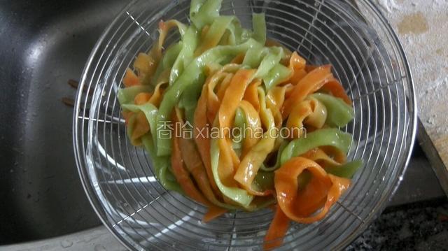面条熟了过凉水