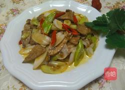 葱爆猪肝的做法图解6