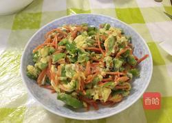 青椒胡萝卜炒蛋的做法图解4