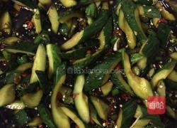 酸辣糖醋爽口黄瓜片的做法图解4