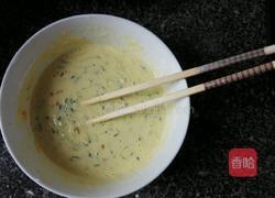 黄瓜咸蛋饼的做法图解4