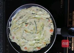 黄瓜咸蛋饼的做法图解5